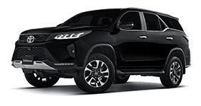 toyota fortuner for rent a car