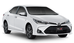 Corolla Altis 1.6 Auto rent a car in lahore